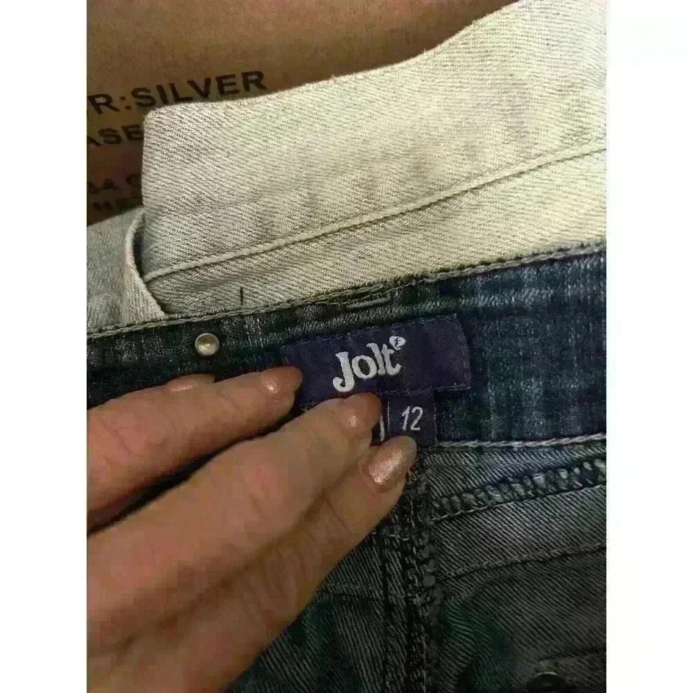 Jolt Skinny Jeans Size 12 Juniors Womens Medium Wash Blue - Picture 7 of 7